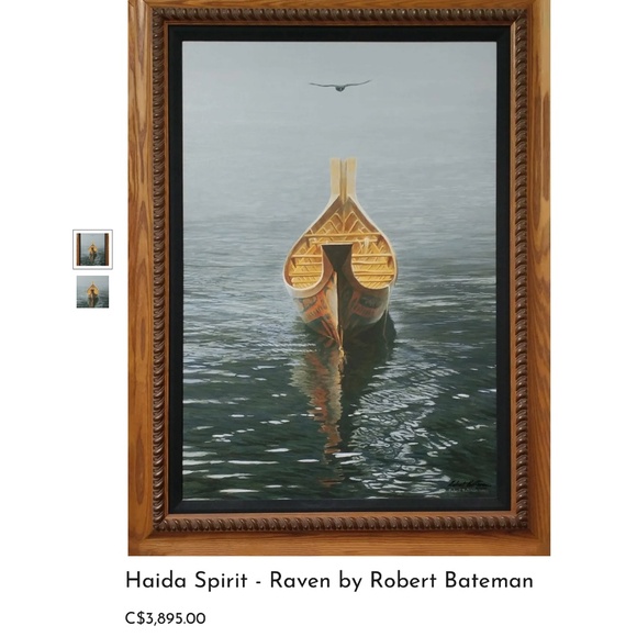 Haida Spirit Robert Bateman Raven Print, Paper Giclee - 350 S/N - Picture 5 of 6